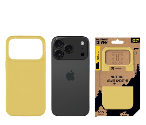 Tactical MagForce Velvet Smoothie Kryt pro Apple iPhone 17 Pro Banana - 1514474 - zdjęcie 4